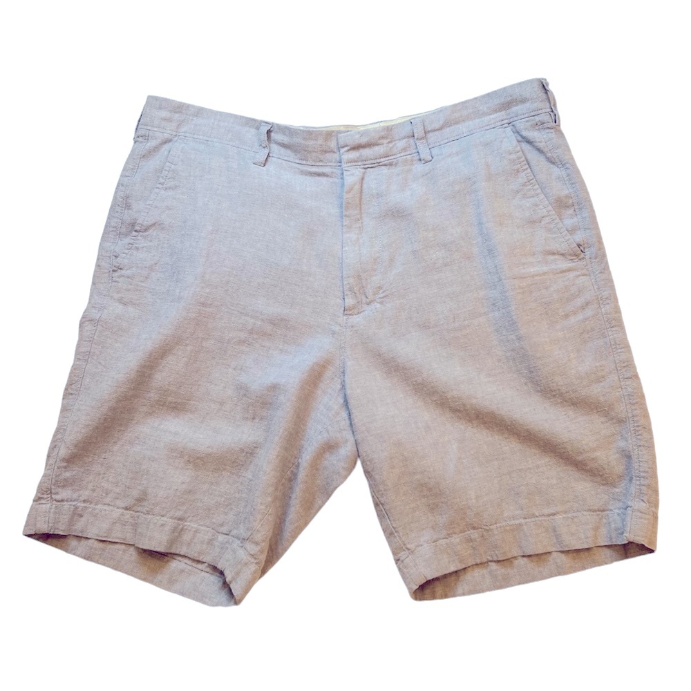 J. Crew Light Blue Cotton/Linen 9” Shorts for Men. Size 36